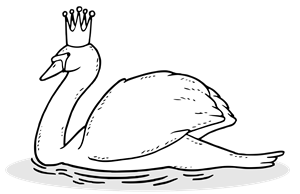 Ilustracja do lektury - H. Ch. Andersen - Dzikie łabędzie