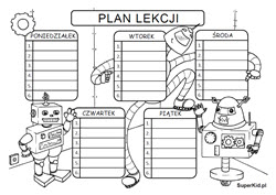 plan lekcji - roboty