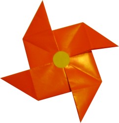 origami - wiatrak