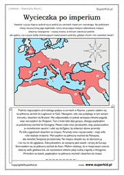 historia - ćwiczenie do wydruku - Starożytny Rzym - Wycieczka po imperium