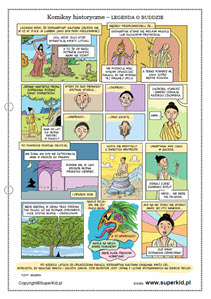 Komiks historyczny dla dzieci - Legenda o Buddzie