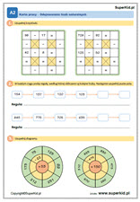 matematyka klasa 4 - karta pracy ucznia - odejmowanie liczb naturalnych