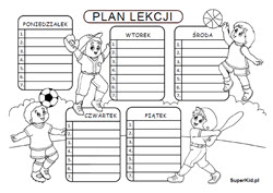 plan lekcji - chłopcy i sport