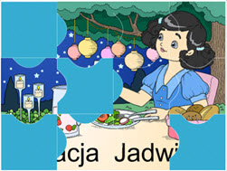 puzzle elementarzowe kolacja Jadwigi