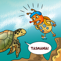 Kofenek poznaje planetę Ziemię - Ilustracja do odcinka 26: A może Tasmania