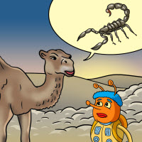 Kofenek poznaje planetę Ziemię - Ilustracja do odcinka 77: Skorpion