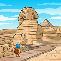Kofenek poznaje planetę Ziemię - Ilustracja do odcinka 98: Gorące miasto – Kair 
