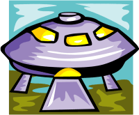Kofenek poznaje planetę Ziemię - Ilustracja do odcinka 1: Lądowanie - Ufo
