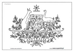 kolorowanka Herb Australii