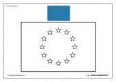 kolorowanki - Europa- Unia Europejska
