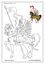 kolorowanka - Rycerze i żołnierze