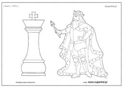 kolorowanki - szachy - król