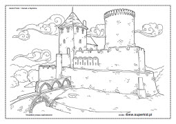 kolorowanka - Zamek w Będzinie