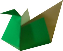 origami - ptak wodny